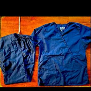 Wonderwink Navy Medium Scrub Set